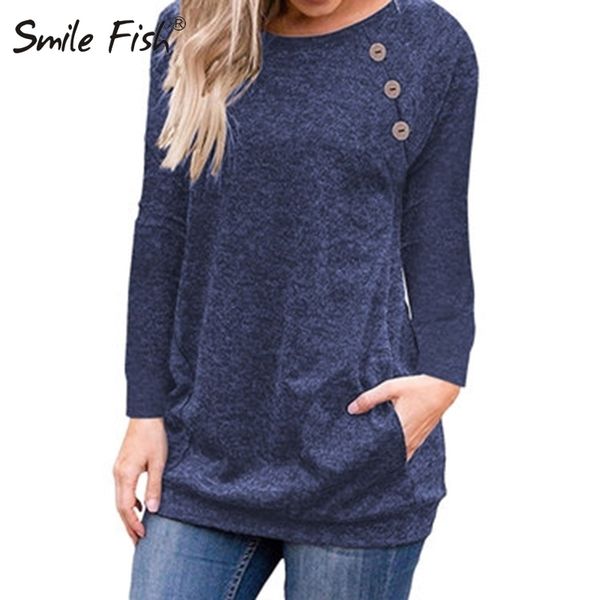 new basic t shirt winter autumn women t-shirts o-neck long sleeve casual buttons pockets bottoming tee shirt plus size gv579 210315, White
new basic t shirt winter autumn women t-shirts o-neck long sleeve casual buttons pockets bottoming tee shirt plus size gv579 210315, White