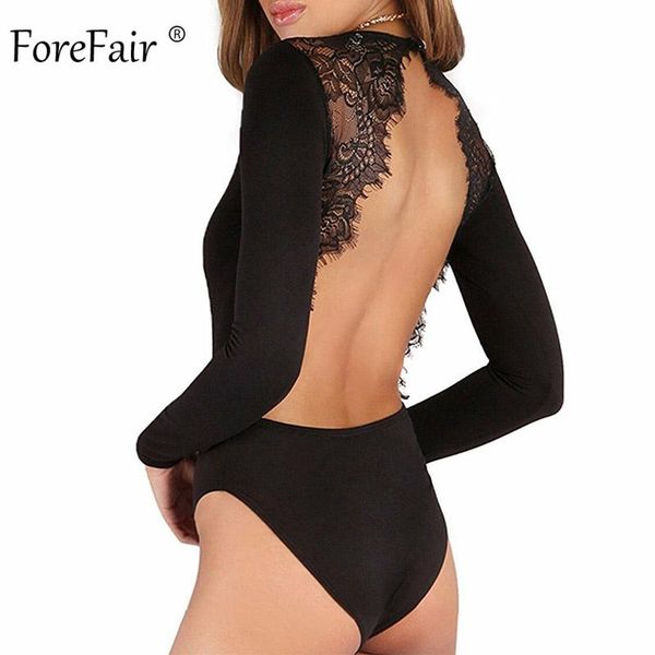women's jumpsuits & rompers forefair bodysuit backless lace o neck solid open crotch autumn 2021 clubwear long sleeve black women, Black;white
women's jumpsuits & rompers forefair bodysuit backless lace o neck solid open crotch autumn 2021 clubwear long sleeve black women, Black;white