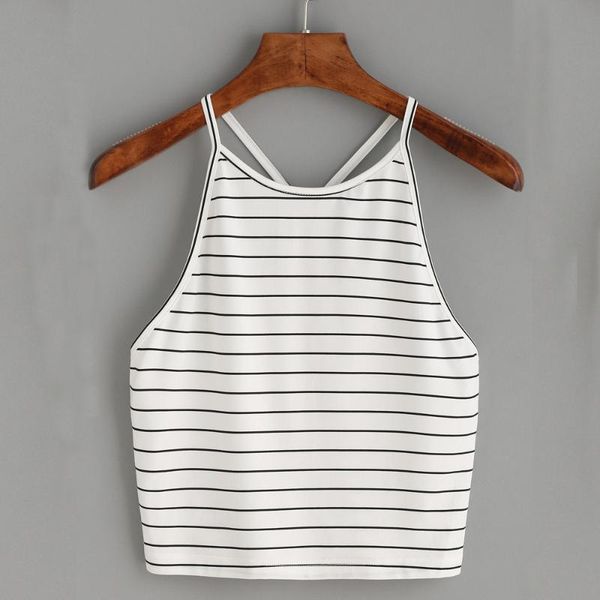 women's tanks & camis women 2021 fashion striped tank sleeveless t-shirt backless summer rave clothes vestiti estivi donna, White
women's tanks & camis women 2021 fashion striped tank sleeveless t-shirt backless summer rave clothes vestiti estivi donna, White