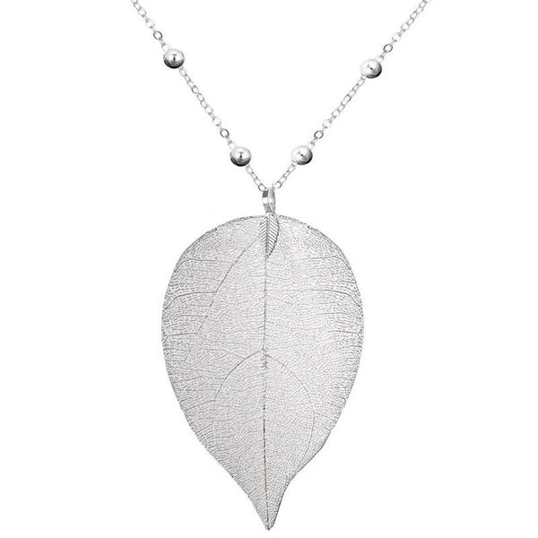 pendant necklaces real leaf necklace long natural leaves charm simple minimalist bohemian for women ethnic jewelry, Silver
pendant necklaces real leaf necklace long natural leaves charm simple minimalist bohemian for women ethnic jewelry, Silver