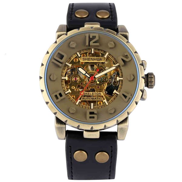 fashion automatic mechanical watch for men lighting-turning dial clock waterproof es leather tape men's relocks hombre, Slivery;brown
fashion automatic mechanical watch for men lighting-turning dial clock waterproof es leather tape men's relocks hombre, Slivery;brown