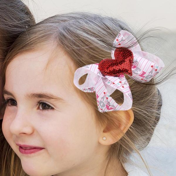 valentine's day girl hair accessories children's glitter heart-shaped hairpin printed sequins bow hairpin boutique headdress, Slivery;white
valentine's day girl hair accessories children's glitter heart-shaped hairpin printed sequins bow hairpin boutique headdress, Slivery;white