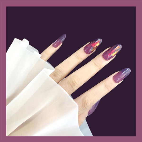 nail gel medium and long fake nails deep purple colored glaze wear stickers finished 24 pieces with glue, Red;pink
nail gel medium and long fake nails deep purple colored glaze wear stickers finished 24 pieces with glue, Red;pink
