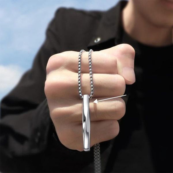 pendant necklaces fashion black rectangle necklace men trendy simple stainless steel chain jewelry gift, Silver
pendant necklaces fashion black rectangle necklace men trendy simple stainless steel chain jewelry gift, Silver