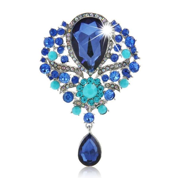 pins, brooches crystal brooch women -selling stylish european and american high-end fashion folk-custom color pendant corsage, Gray
pins, brooches crystal brooch women -selling stylish european and american high-end fashion folk-custom color pendant corsage, Gray