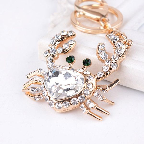 keychains cute heart-body crab keychain key ring bag pendant pretty rhinestone-crystal sea insect-animal chains keyrings car women, Silver
keychains cute heart-body crab keychain key ring bag pendant pretty rhinestone-crystal sea insect-animal chains keyrings car women, Silver