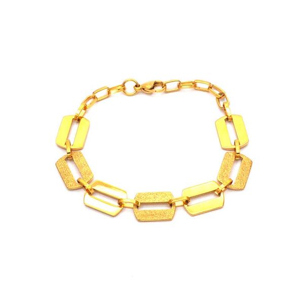 charm bracelets wholesale stainless steel bracelet gold plating geometric accessories frosted for women gifts br051724, Golden;silver
charm bracelets wholesale stainless steel bracelet gold plating geometric accessories frosted for women gifts br051724, Golden;silver