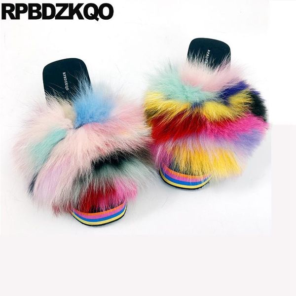 runway high heels flatform rainbow open toe fluffy pumps with fur shoes slides wedge designer sandals women luxury 2021 furry, Black
runway high heels flatform rainbow open toe fluffy pumps with fur shoes slides wedge designer sandals women luxury 2021 furry, Black