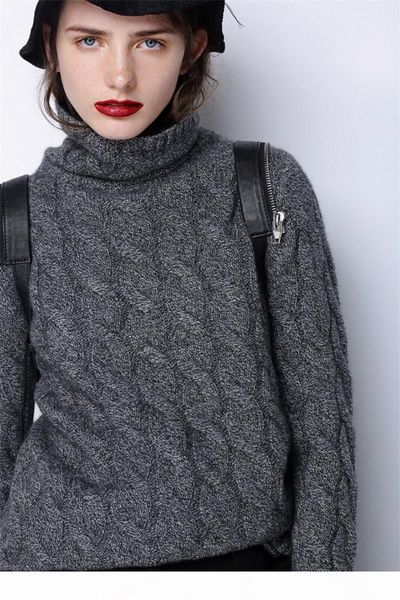 brand designer winter knitted sweaters women new knit turtleneck warm long sleeve sweater casual dresses high collar twist 79117, White;black
brand designer winter knitted sweaters women new knit turtleneck warm long sleeve sweater casual dresses high collar twist 79117, White;black