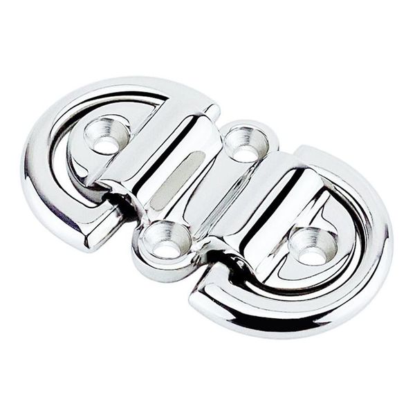 stainless steel double d ring deck folding pad eye lashing tie down cleat yacht motorboat truck polish boat marine grade
stainless steel double d ring deck folding pad eye lashing tie down cleat yacht motorboat truck polish boat marine grade