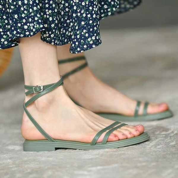 sandals 2021 summer small fresh beach shoes roman retro female flat-bottom fairy style women's, Black
sandals 2021 summer small fresh beach shoes roman retro female flat-bottom fairy style women's, Black