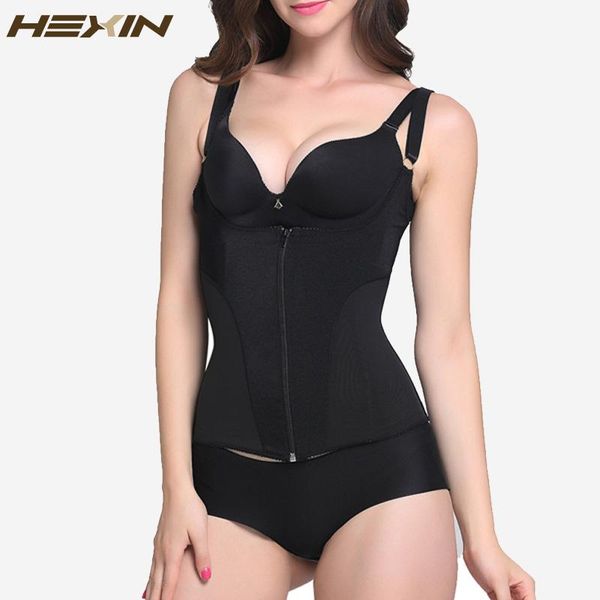 women's shapers hexin 9 steel boned corset waist shaper zipper and hook vest body cincher slimming plus size workout trainer, Black;white
women's shapers hexin 9 steel boned corset waist shaper zipper and hook vest body cincher slimming plus size workout trainer, Black;white