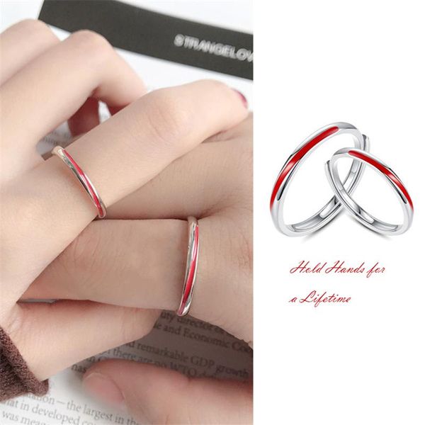 cluster rings yizizai retro high-quality original epoxy red line couple hold hands for a lifetime lover ring silver color jewelry gifts, Golden;silver
cluster rings yizizai retro high-quality original epoxy red line couple hold hands for a lifetime lover ring silver color jewelry gifts, Golden;silver