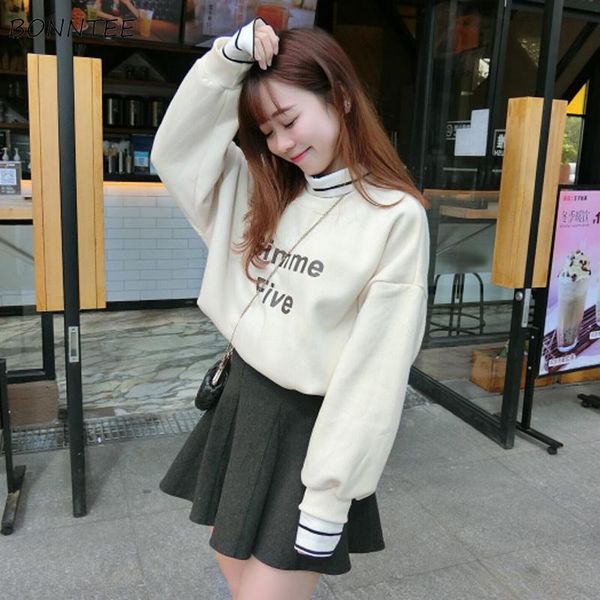 women's hoodies & sweatshirts women 2021 harajuku plus velvet kawaii students turtleneck full sleeve womens letter printed ladies pullo, Black
women's hoodies & sweatshirts women 2021 harajuku plus velvet kawaii students turtleneck full sleeve womens letter printed ladies pullo, Black