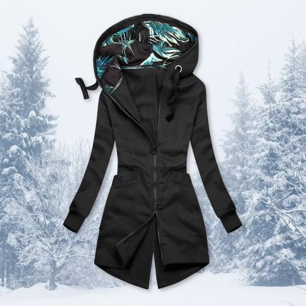 women's jackets 2021 autumn casual women long hoodies sweatshirt coat zip up outerwears hooded jacket winter pockets outwear, Black;brown
women's jackets 2021 autumn casual women long hoodies sweatshirt coat zip up outerwears hooded jacket winter pockets outwear, Black;brown