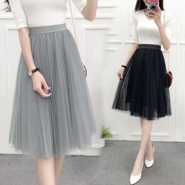 skirts women lace chiffon skirt ladies summer knee-length empire pleated solid preppy style faldas mujer moda 2021 white, Black
skirts women lace chiffon skirt ladies summer knee-length empire pleated solid preppy style faldas mujer moda 2021 white, Black