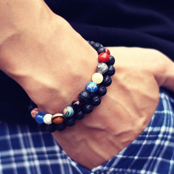 beaded, strands unique eight planets bracelet homme female 6mm 8mm natural volcanic rock braslet lapis lazuli beaded brazalete chakra bracle, Black
beaded, strands unique eight planets bracelet homme female 6mm 8mm natural volcanic rock braslet lapis lazuli beaded brazalete chakra bracle, Black