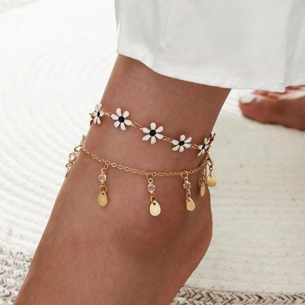 anklets bohemian crystal sequins tassel anklet set fashion flower ankle bracelet for women summer foot chain beach barefoot jewelry 2021, Red;blue
anklets bohemian crystal sequins tassel anklet set fashion flower ankle bracelet for women summer foot chain beach barefoot jewelry 2021, Red;blue