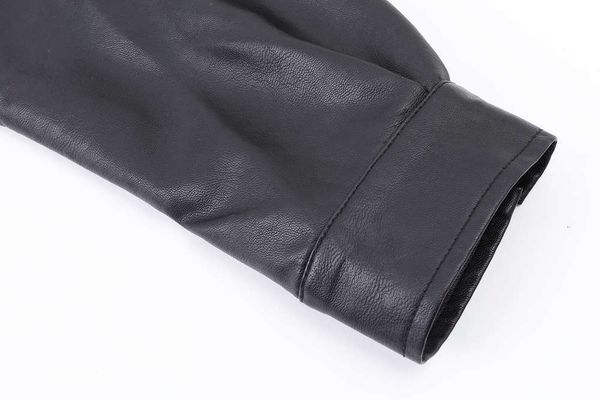 designercasual motorcycle jacket leather women's new spring and autumn bf wind loose black coat women
designercasual motorcycle jacket leather women's new spring and autumn bf wind loose black coat women