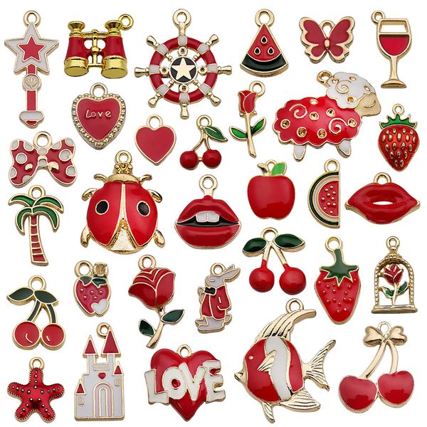 31pcs charms pandent gift for girls women mix size alloy metal drop oil charms kc gold pendant for diy bracelet necklace jewelry making, Golden;silver
31pcs charms pandent gift for girls women mix size alloy metal drop oil charms kc gold pendant for diy bracelet necklace jewelry making, Golden;silver