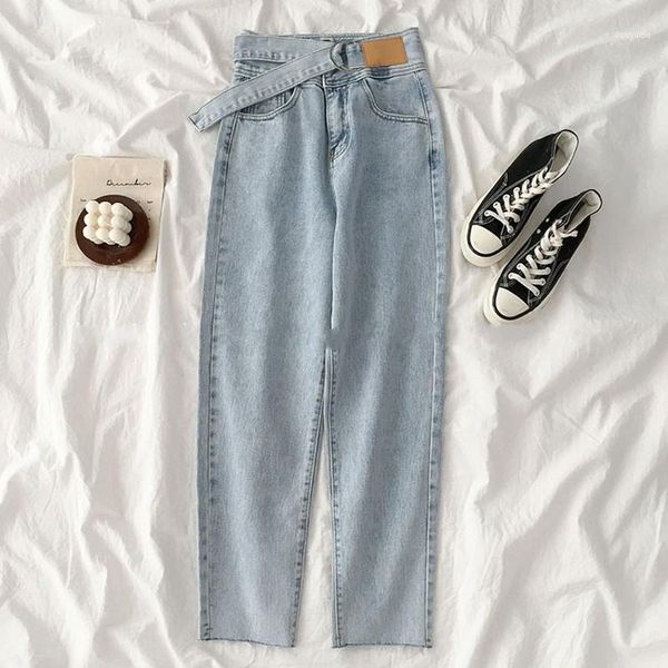 women's jeans vintage high waist straight pant for women streetwear loose female denim buttons zipper ladies 20211, Blue
women's jeans vintage high waist straight pant for women streetwear loose female denim buttons zipper ladies 20211, Blue