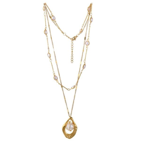 fashion retro special shaped hollow metal pendant necklace double layer chain pearl choker necklace for women jewelry gift, Silver
fashion retro special shaped hollow metal pendant necklace double layer chain pearl choker necklace for women jewelry gift, Silver