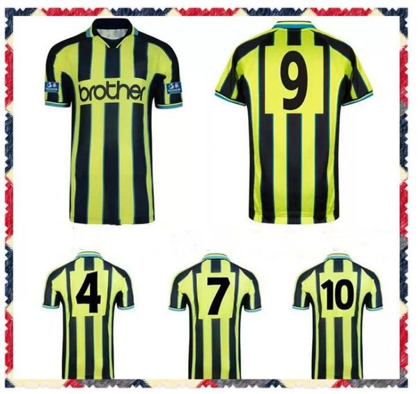 1998 1999 paul dickov goater wiekens retro soccer jersey 98 99 michael brown jeff whitley horlock away classic vintage football shirt, Black;yellow
1998 1999 paul dickov goater wiekens retro soccer jersey 98 99 michael brown jeff whitley horlock away classic vintage football shirt, Black;yellow