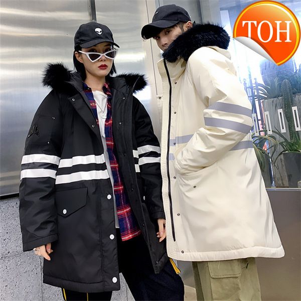 2021 new lovers winter white duck down jacket korean fashion hooded fur collar windproof puffer mid-long parkas coat men, Black
2021 new lovers winter white duck down jacket korean fashion hooded fur collar windproof puffer mid-long parkas coat men, Black