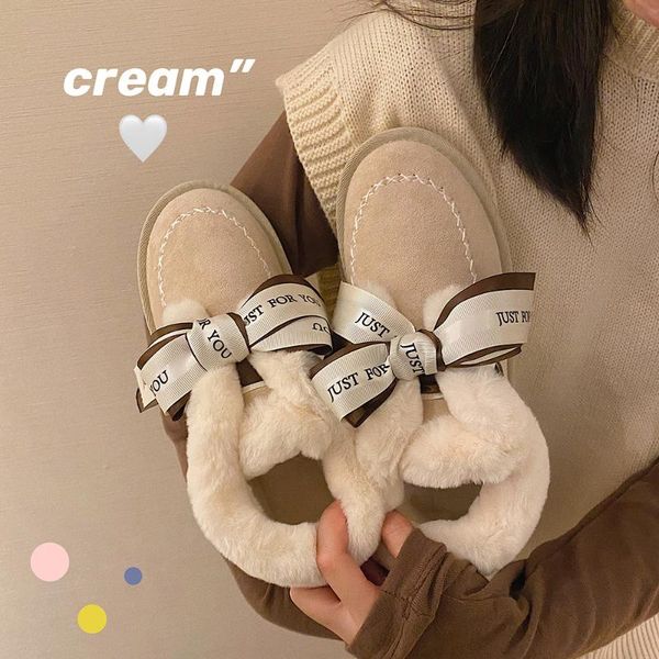 boots snow women's winter warmth and velvet 2021 bow short tube flat cotton shoes, Black
boots snow women's winter warmth and velvet 2021 bow short tube flat cotton shoes, Black