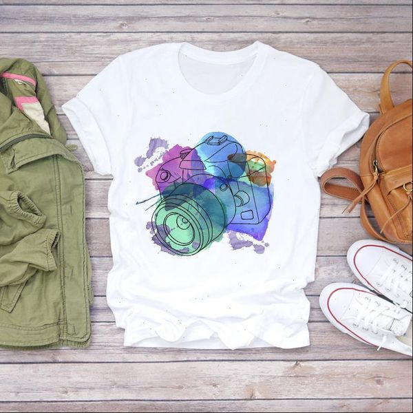 women 2021 watercolor camera printing cute kawaii print summer shirt t shirts t graphic female ladies womens tee t shirt, White
women 2021 watercolor camera printing cute kawaii print summer shirt t shirts t graphic female ladies womens tee t shirt, White