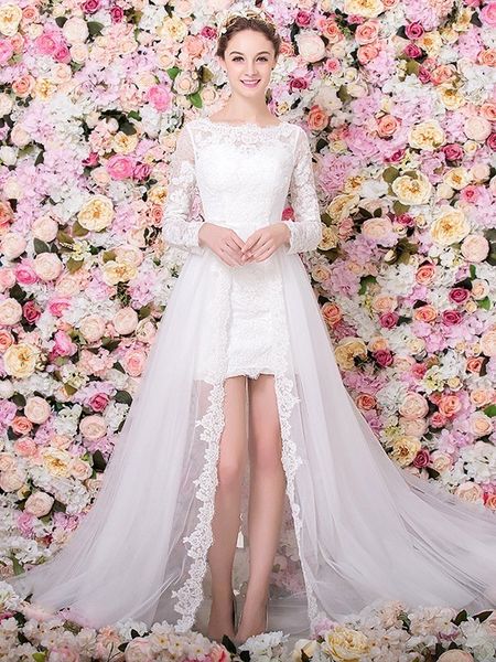wedding new beach with detachable train 2021 lace appliqued tulle bride gowns robe de mariage vzi3, White
wedding new beach with detachable train 2021 lace appliqued tulle bride gowns robe de mariage vzi3, White