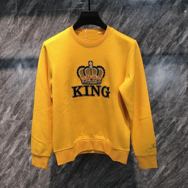 men's hoodies & sweatshirts wz09109 fashion 2021 runway luxury european design party style clothing, Black
men's hoodies & sweatshirts wz09109 fashion 2021 runway luxury european design party style clothing, Black