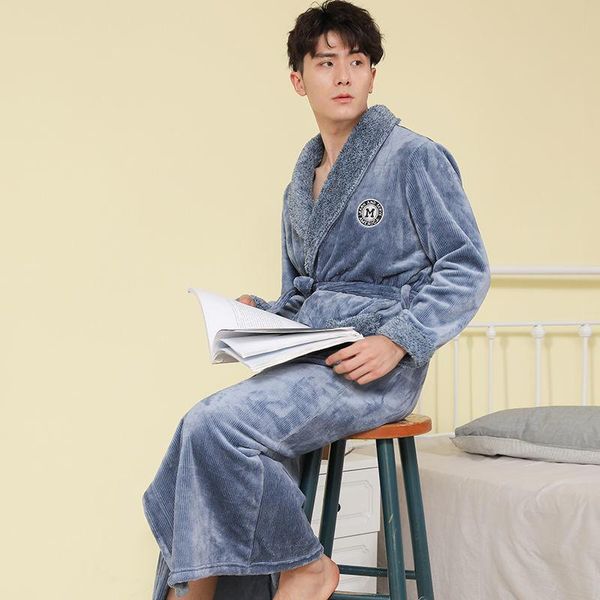 men's sleepwear flannel men nightwear negligee winter coral fleece gown home clothing thick bathrobe belt pocket nightgown f240, Black;brown
men's sleepwear flannel men nightwear negligee winter coral fleece gown home clothing thick bathrobe belt pocket nightgown f240, Black;brown