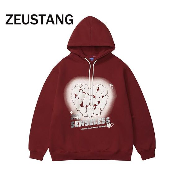 men's hoodies & sweatshirts zeustang fleece fashion hooded film print pullover streetwear casual loose outerwear, Black
men's hoodies & sweatshirts zeustang fleece fashion hooded film print pullover streetwear casual loose outerwear, Black