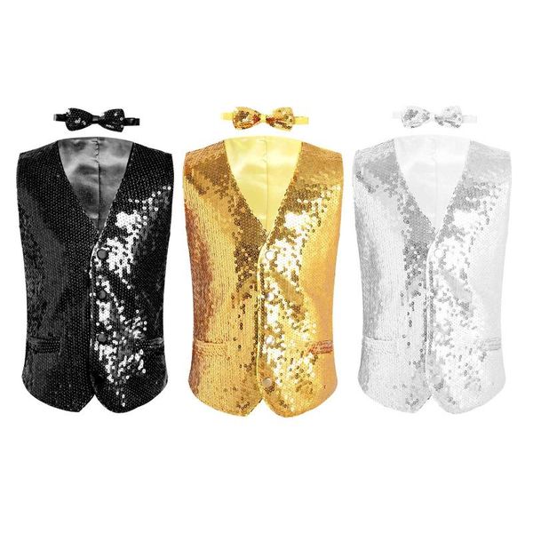waistcoat children's boys sequins vests gentleman bowtie v neck slim wedding party dressy costume kids sequined stylish, Camo
waistcoat children's boys sequins vests gentleman bowtie v neck slim wedding party dressy costume kids sequined stylish, Camo