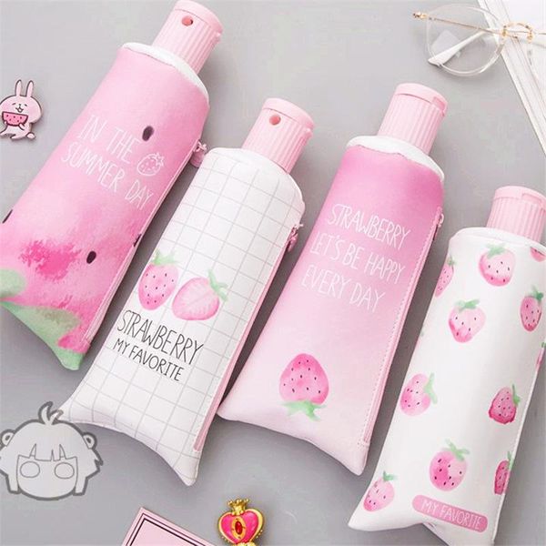 cosmetic bags & cases toothpaste pencil case school cute pu strawberry bag pencilcase for girls boys kawaii stationery office supplies
cosmetic bags & cases toothpaste pencil case school cute pu strawberry bag pencilcase for girls boys kawaii stationery office supplies