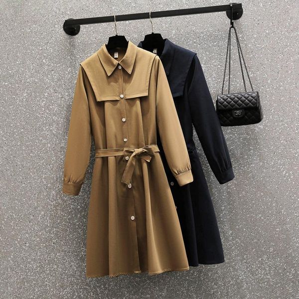 casual dresses chic elegant long dress woman with sashes single-breasted black solid vestido clothing korean vintage ol female, Black;gray
casual dresses chic elegant long dress woman with sashes single-breasted black solid vestido clothing korean vintage ol female, Black;gray
