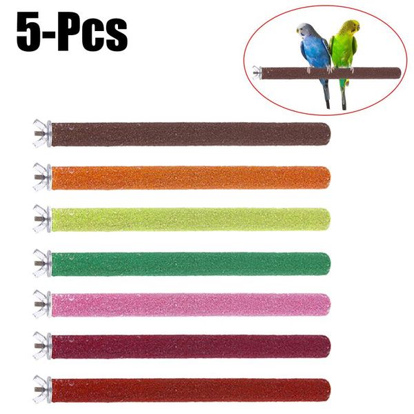 other bird supplies 5pcs random color parrot perch stand holder emery toys grinding claw pet cage platform accessories chew toy
other bird supplies 5pcs random color parrot perch stand holder emery toys grinding claw pet cage platform accessories chew toy