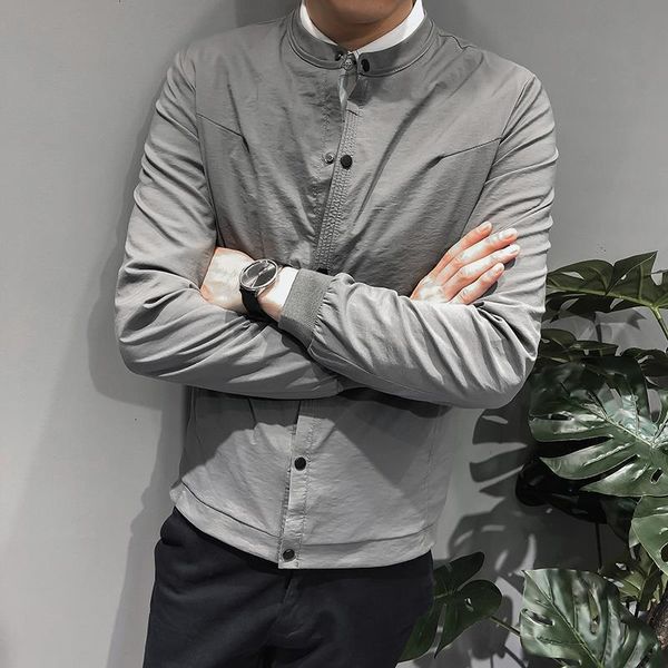 2021 mens slim jackets spring autumn casual solid color coats mens sportswear baseball slim jackets male bomber 4xl, Black;brown
2021 mens slim jackets spring autumn casual solid color coats mens sportswear baseball slim jackets male bomber 4xl, Black;brown