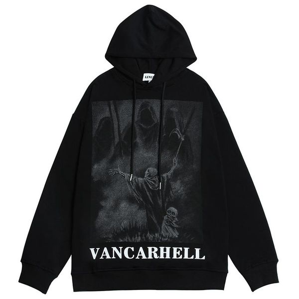 men's hoodies & sweatshirts autumn men hip hop pullover dark style letter ghost print 2021 streetwear harajuku casual cotton hooded swe, Black
men's hoodies & sweatshirts autumn men hip hop pullover dark style letter ghost print 2021 streetwear harajuku casual cotton hooded swe, Black