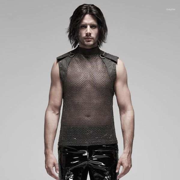 rave men' punk see-through sleeveless vest non-elastic mesh fabric slim fit pullover waistcoat1, White;black
rave men' punk see-through sleeveless vest non-elastic mesh fabric slim fit pullover waistcoat1, White;black