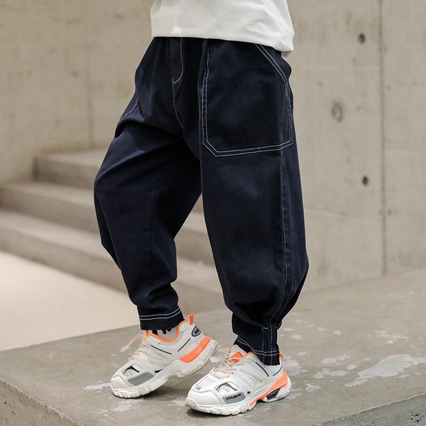 trousers thread spring summer running boys pants capris kids' casual jogging trousers cotton children clothing teenage toddler high qua, Blue
trousers thread spring summer running boys pants capris kids' casual jogging trousers cotton children clothing teenage toddler high qua, Blue