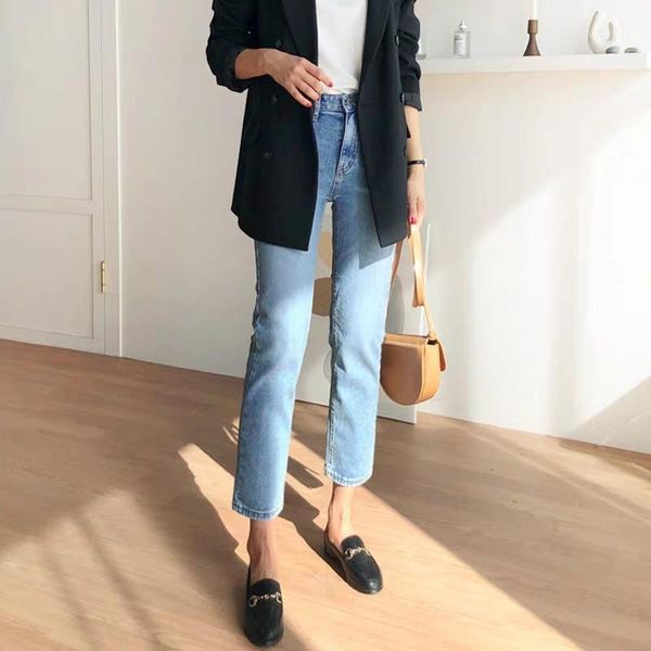 women's jeans women's loose straight pants 2022 spring and summer elastic high waist casual y2k, Blue
women's jeans women's loose straight pants 2022 spring and summer elastic high waist casual y2k, Blue