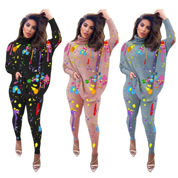 women's tracksuits ladies fashion casual printed bat sleeve split pants two-piece suit, Gray
women's tracksuits ladies fashion casual printed bat sleeve split pants two-piece suit, Gray