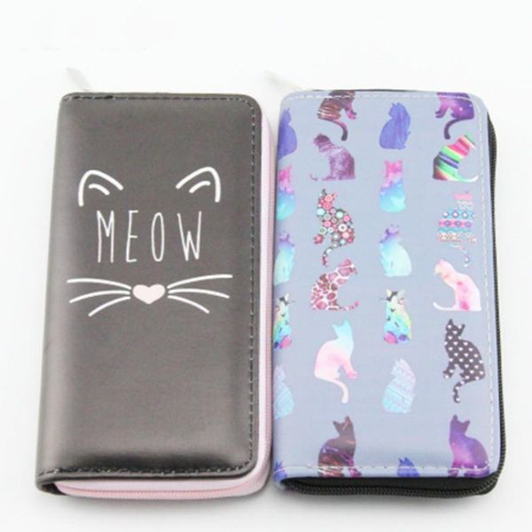 wallets cartoon colorful pu long wallet women cute cat for teenager girls japan style animal prints zipper standard purse, Red;black
wallets cartoon colorful pu long wallet women cute cat for teenager girls japan style animal prints zipper standard purse, Red;black