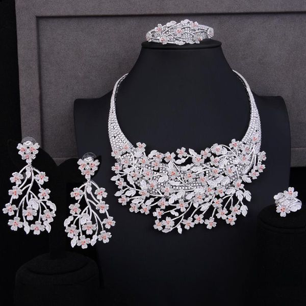 earrings & necklace larrauri 2021 luxury big blossom flowers bangle ring jewelry sets bridal wedding enaggement women, Silver
earrings & necklace larrauri 2021 luxury big blossom flowers bangle ring jewelry sets bridal wedding enaggement women, Silver