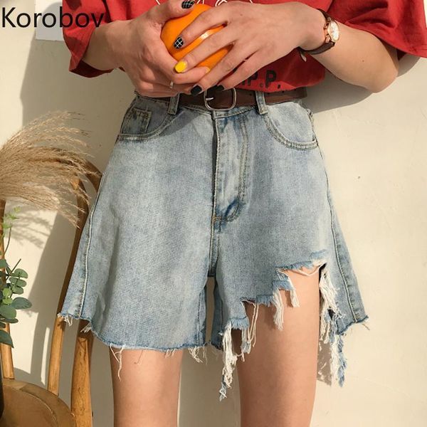 women's shorts korobov korean tassel hole demin women plus size high waist wide leg s-5xl preppy style light blue 77738, White;black
women's shorts korobov korean tassel hole demin women plus size high waist wide leg s-5xl preppy style light blue 77738, White;black