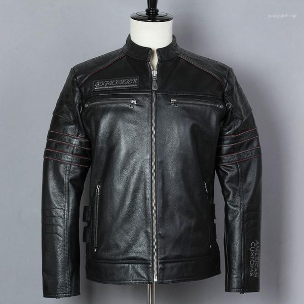 skull 2021 fashion pattern genuine leather jacket men black cowhide locomotive stand collar slim motorcycle coat male men's & faux
skull 2021 fashion pattern genuine leather jacket men black cowhide locomotive stand collar slim motorcycle coat male men's & faux