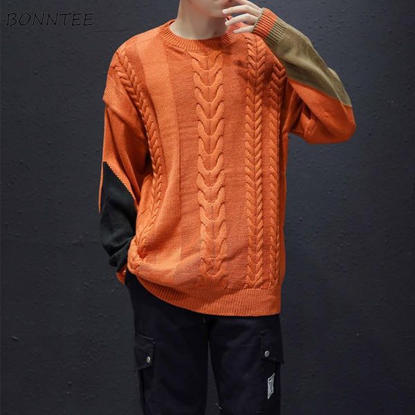men's sweaters men pullover panelled patchwork loose ins chic knitted sweater male ulzzang korean style casual o-neck trendy streetwear, White;black
men's sweaters men pullover panelled patchwork loose ins chic knitted sweater male ulzzang korean style casual o-neck trendy streetwear, White;black