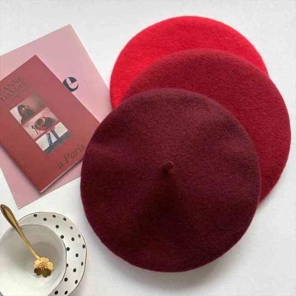 women 90% wool mushroom berets autumn winter purplish red knitting artist cap painter beanie hat sweet color, Blue;gray
women 90% wool mushroom berets autumn winter purplish red knitting artist cap painter beanie hat sweet color, Blue;gray